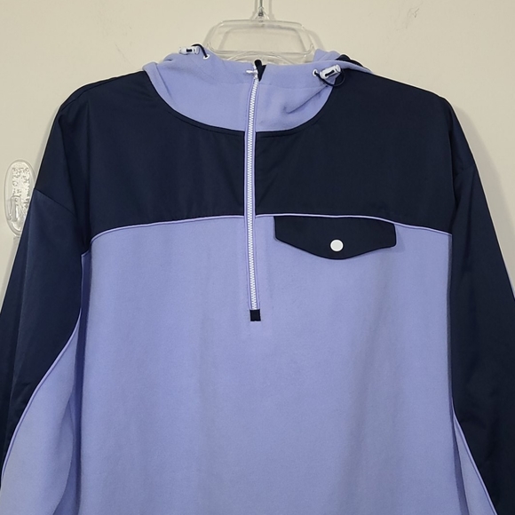 Athleta 1/2 Zip Zion Microfleece Hooded Jacket Size S - Picture 2 of 10